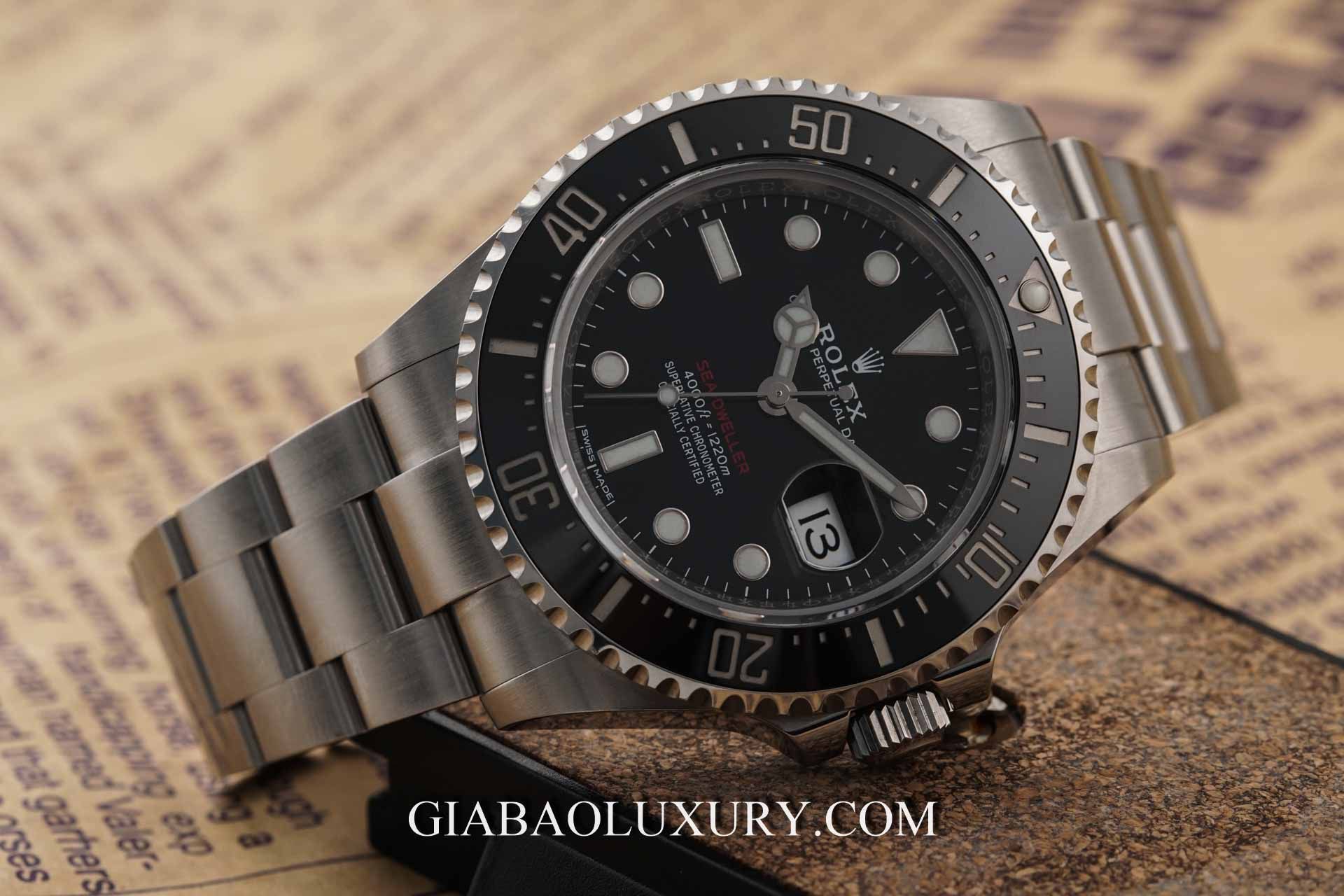 Gia Bảo Luxury thu mua đồng hồ Rolex Sea-Dweller chính hãng
