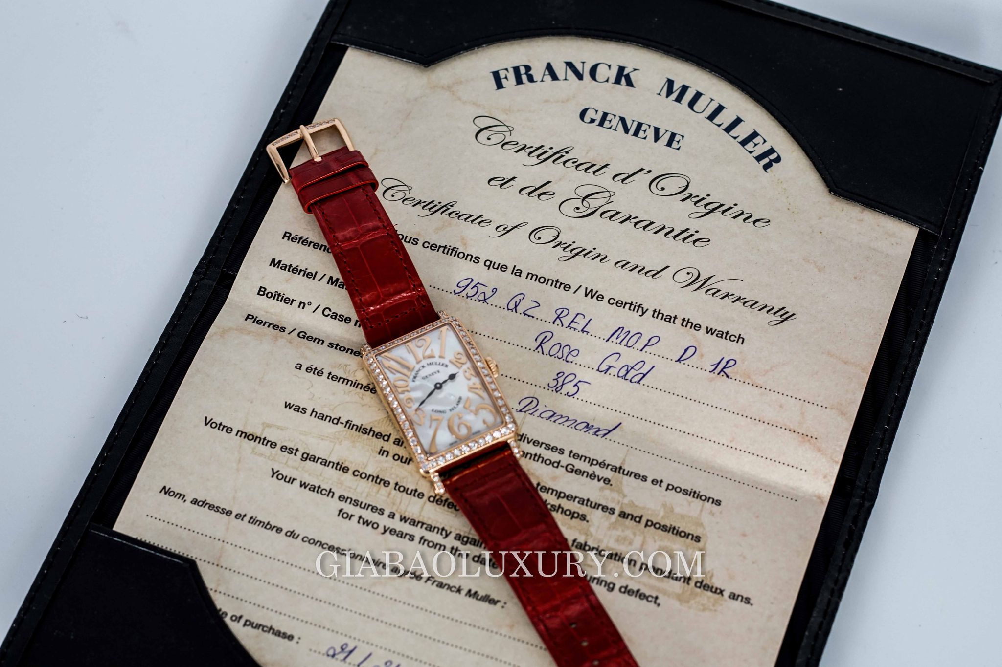 Gia Bảo Luxury chỉ nhận giao dịch với mặt hàng đồng hồ Franck Muller Long Island chính hãng, và nói “Không” với đồng hồ fake, đồng hồ giả